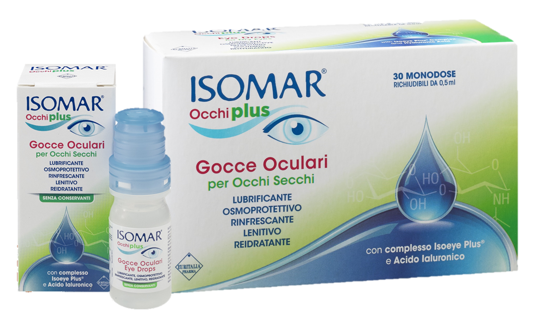 Isomar Prodotti Igiene Quotidiana Naso Orecchie Occhi con Acqua