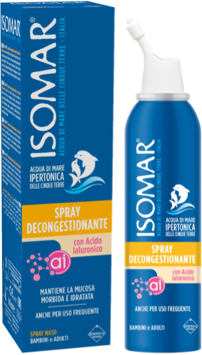 Isomar Naso Spray Decongestionante con Acido Ialuronico 100ml