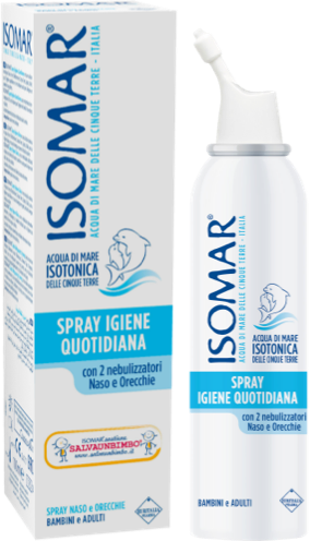 Isomar - Spray Naso e Orecchie per Pulizia Quotidiana Adulti e Bambini -  Isomar