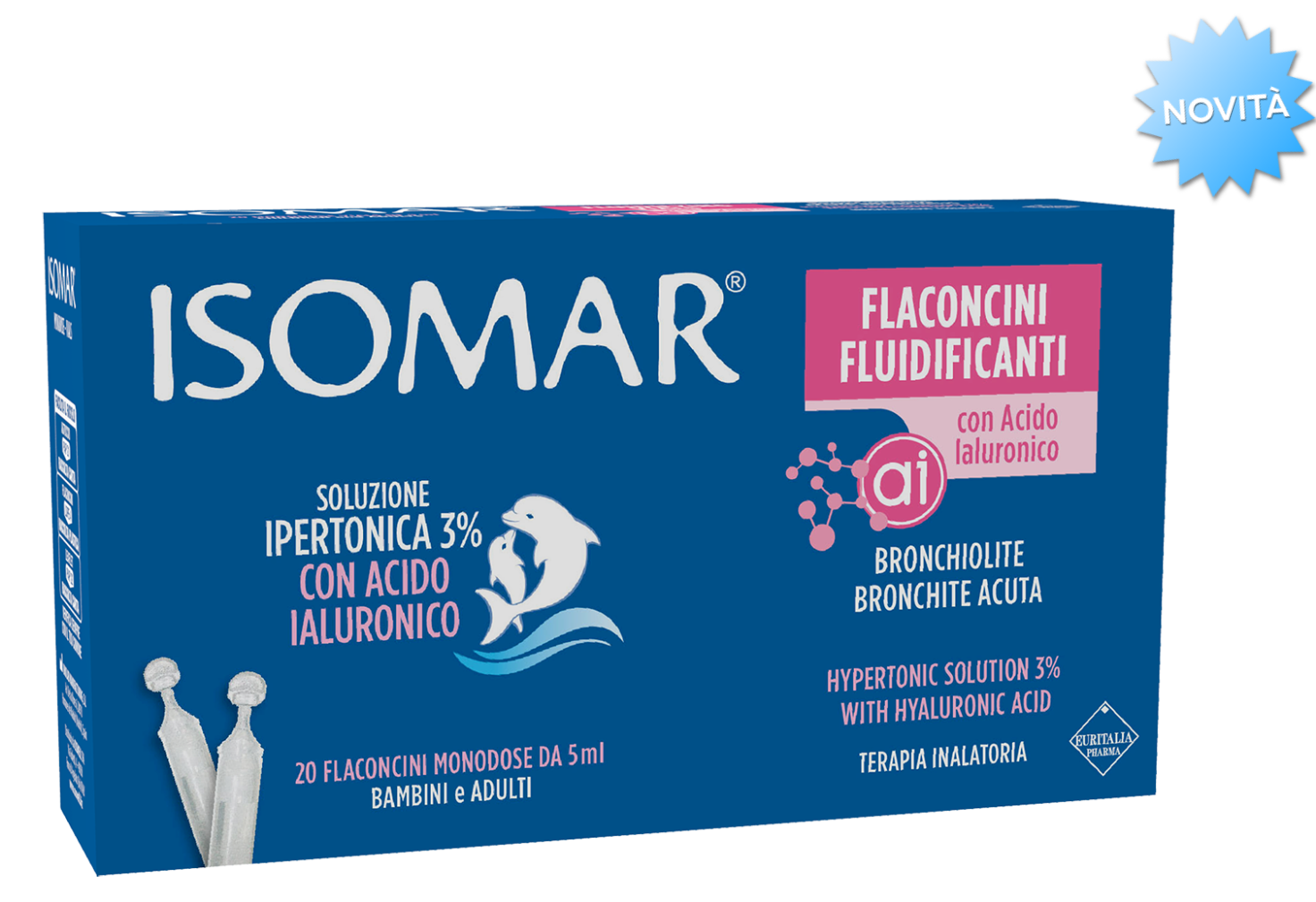 Flaconcini Fluidificanti con Acido Ialuronico 20x5ml